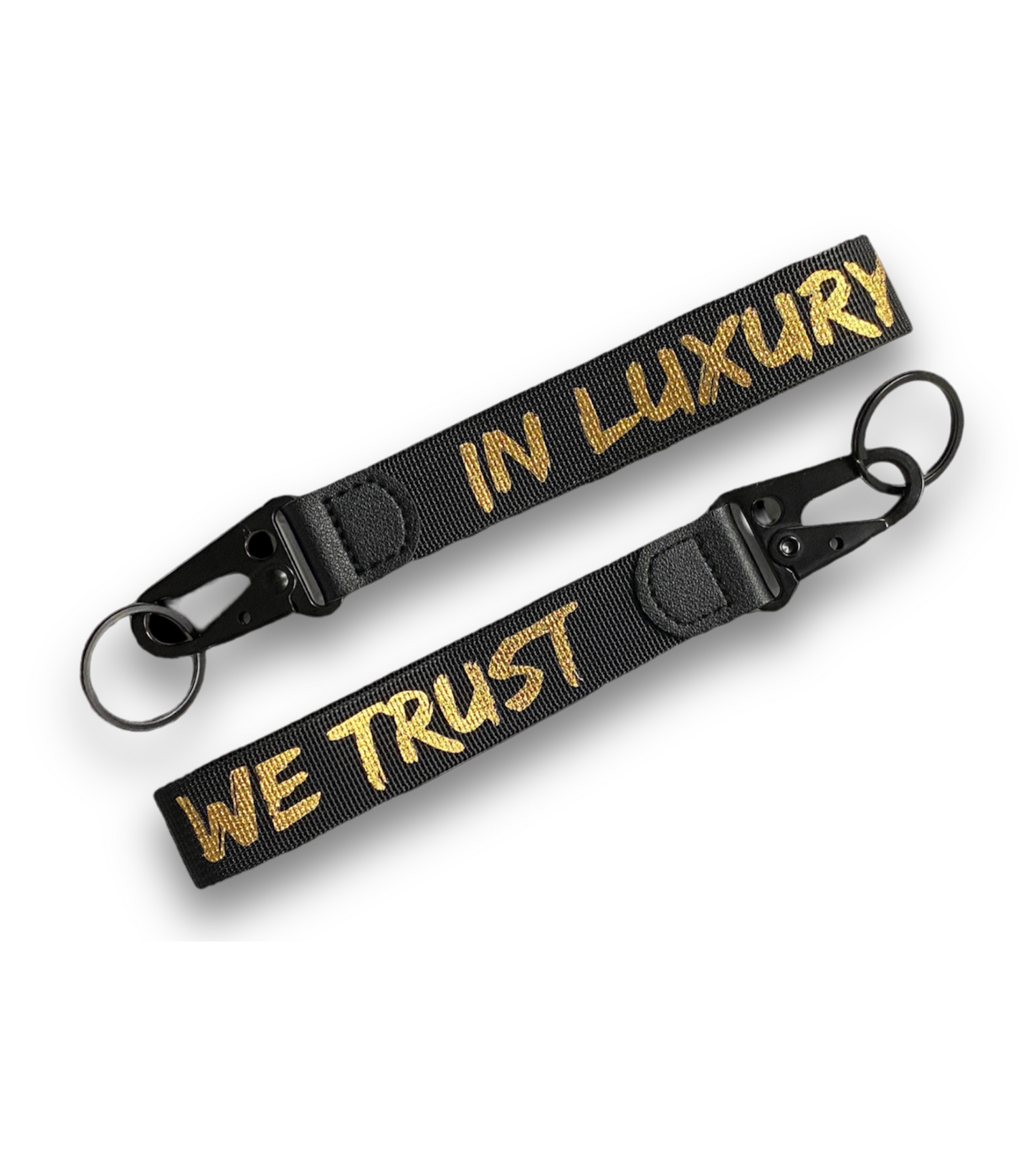 In Luxury We Trust Wristlet